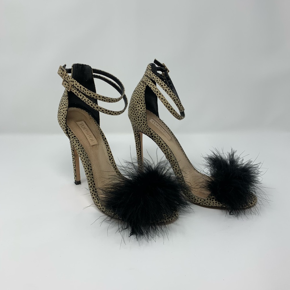 Topshop Feather, Leopard heels
